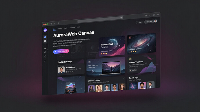AuroraWeb Canvas