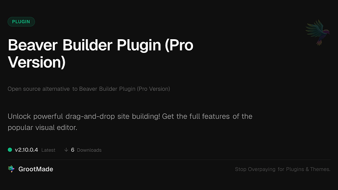 Beaver Builder Plugin (Pro Version)