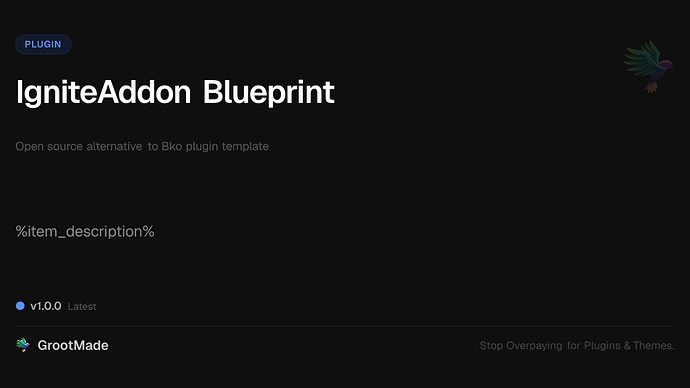 IgniteAddon Blueprint