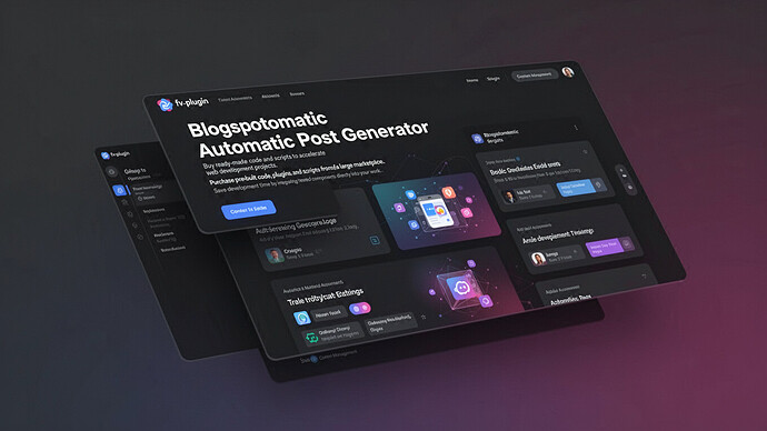 Blogspotomatic Automatic Post Generator