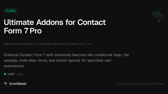 Ultimate Addons for Contact Form 7 Pro
