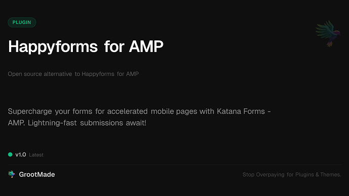Happyforms for AMP