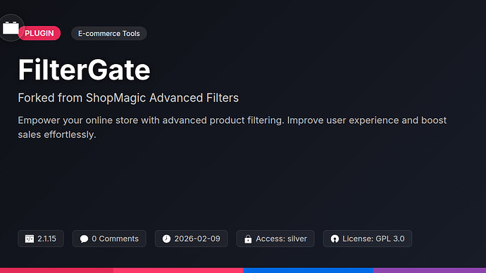 ShopMagic Advanced Filters
