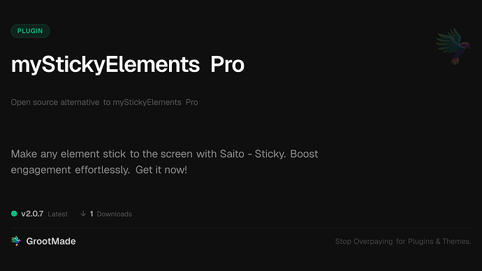myStickyElements Pro