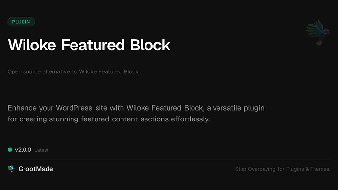 Wiloke Featured Block