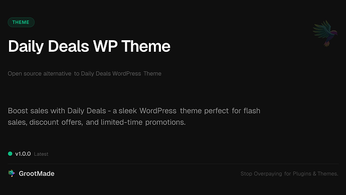 Daily Deals WP Theme