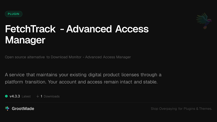 FetchTrack - Advanced Access Manager