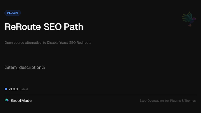 ReRoute SEO Path