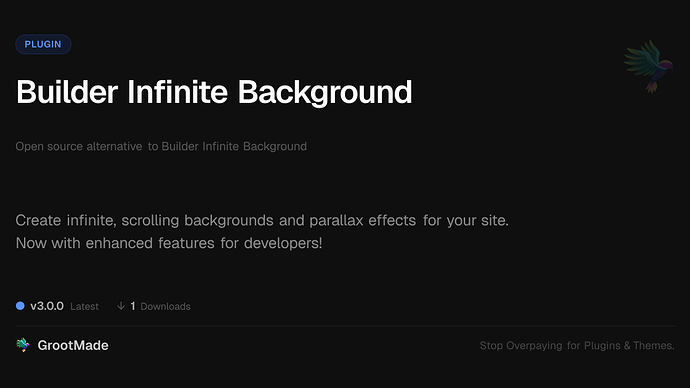 Builder Infinite Background