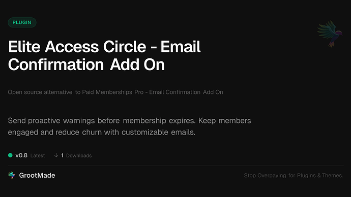 Elite Access Circle - Email Confirmation Add On