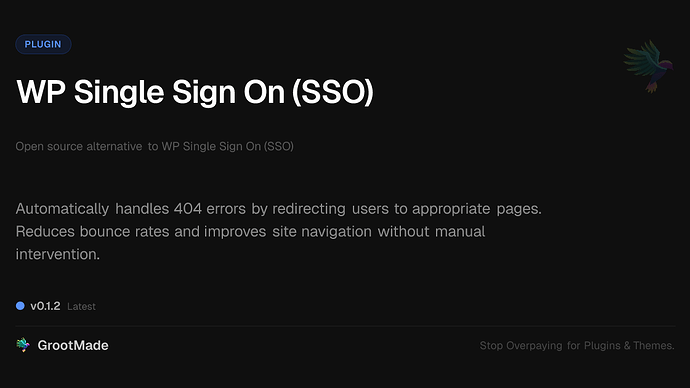 WP Single Sign On (SSO)