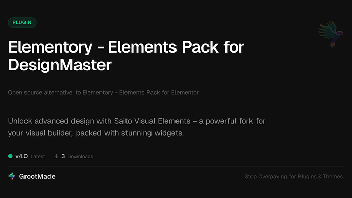 Elementory - Elements Pack for DesignMaster