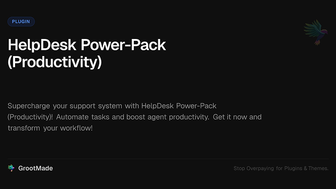 HelpDesk Power-Pack (Productivity)