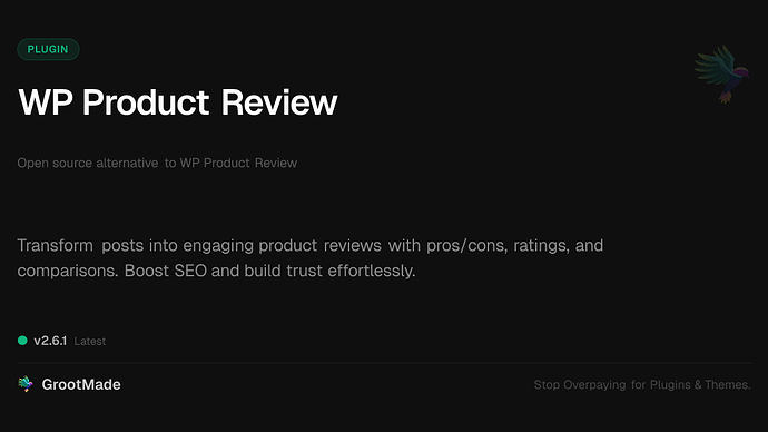 WP Product Review