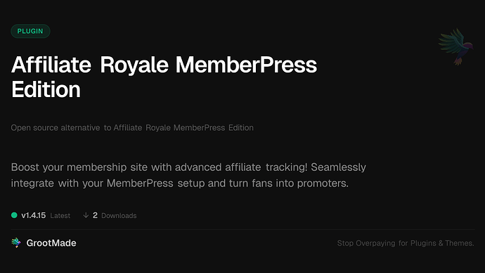 Affiliate Royale MemberPress Edition