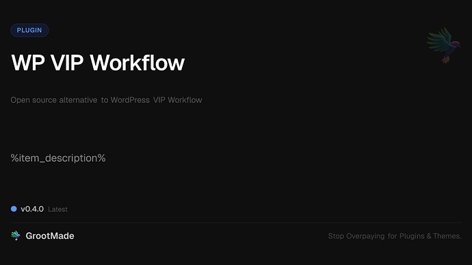 WP VIP Workflow