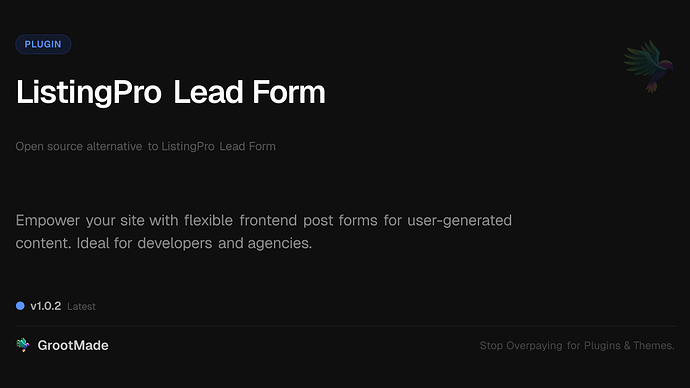 ListingPro Lead Form