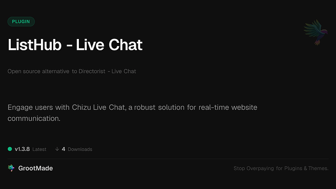 ListHub - Live Chat