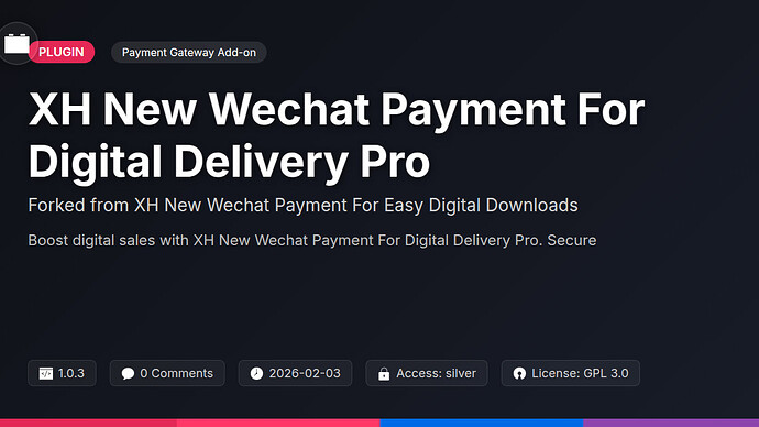 XH New Wechat Payment For Awesome Downloads