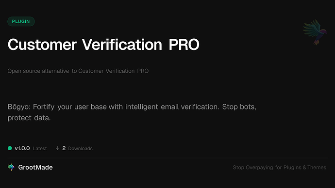 Customer Verification PRO