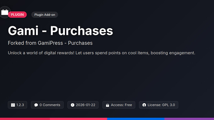 RewardCore - Purchases