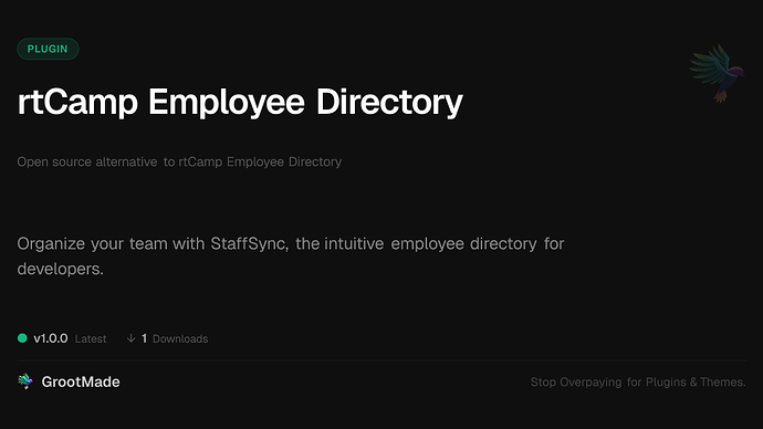 rtCamp Employee Directory