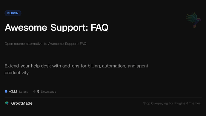 Awesome Support: FAQ