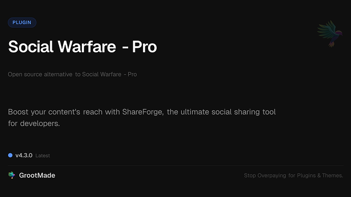 Social Warfare - Pro