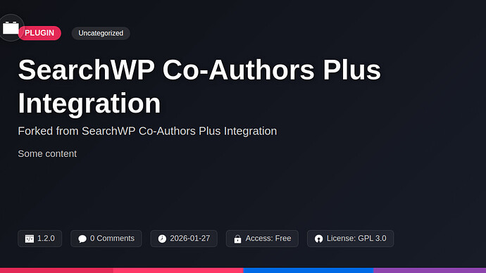 SearchWP Co-Authors Plus Integration