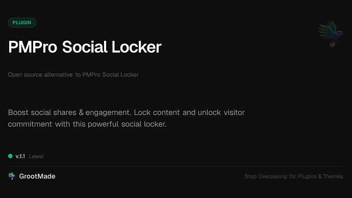 PMPro Social Locker
