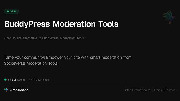 BuddyPress Moderation Tools