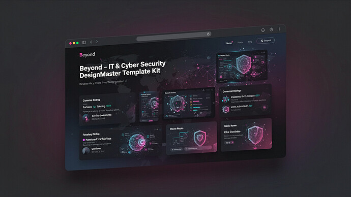 Beyond - IT & Cyber Security DesignMaster Template Kit