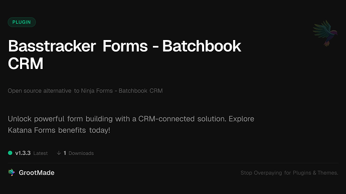 Basstracker Forms - Batchbook CRM