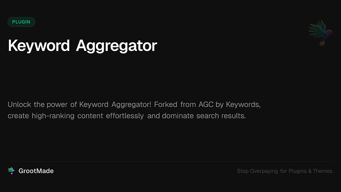 Keyword Aggregator