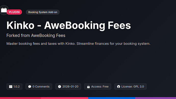 AweBooking Fees