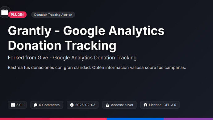 Libera - Google Analytics Donation Tracking