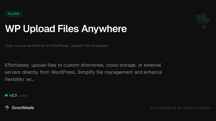 WP Upload Files Anywhere