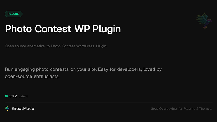 Photo Contest WP Plugin