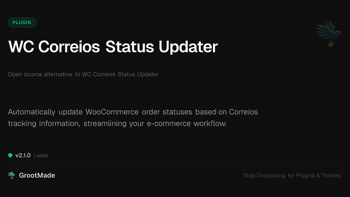 WC Correios Status Updater