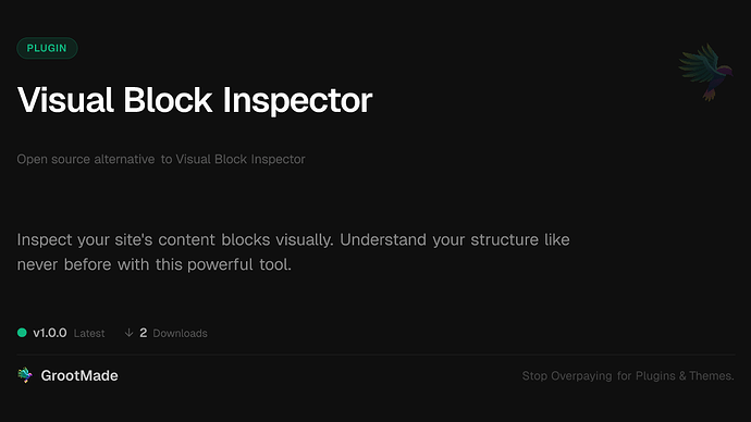 Visual Block Inspector