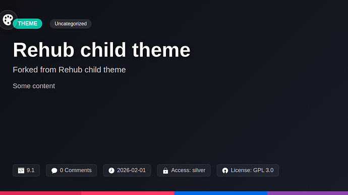 Rehub child theme
