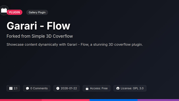 Simple 3D Coverflow