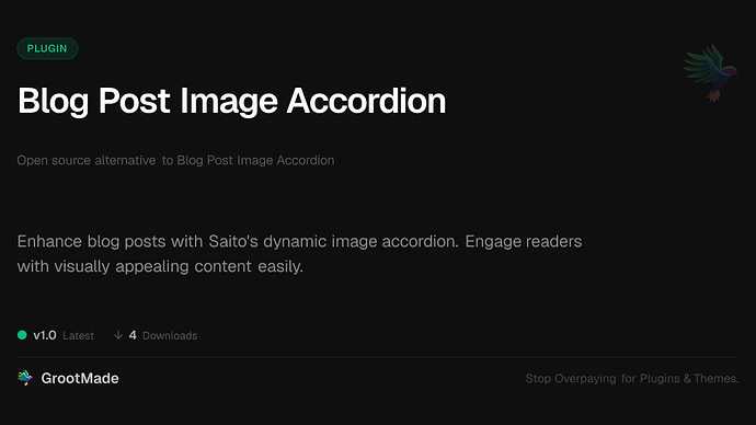 Blog Post Image Accordion