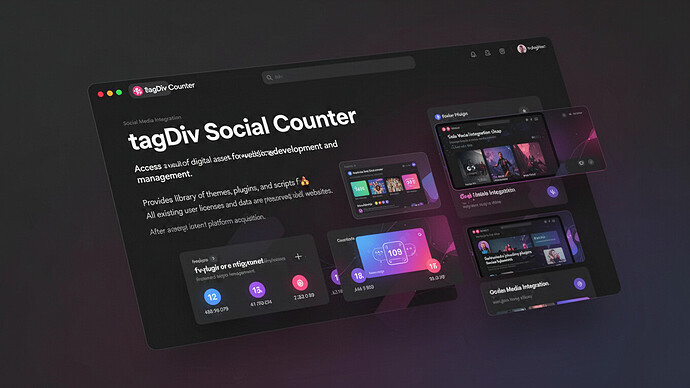 tagDiv Social Counter