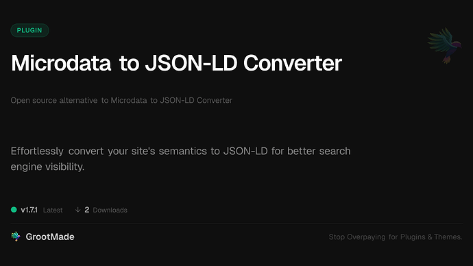 Microdata to JSON-LD Converter