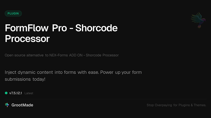 FormFlow Pro - Shorcode Processor