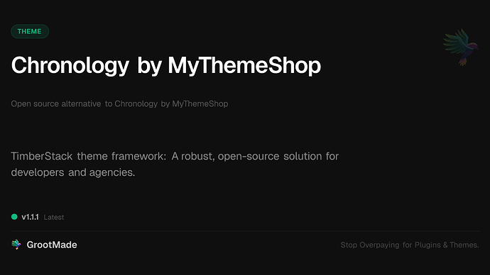 Chronology by MyThemeShop
