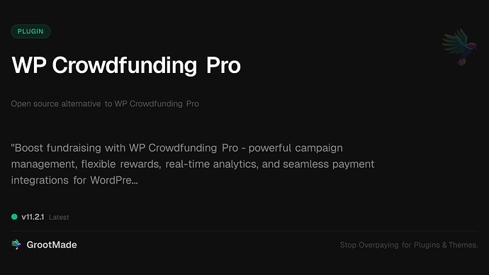 WP Crowdfunding Pro