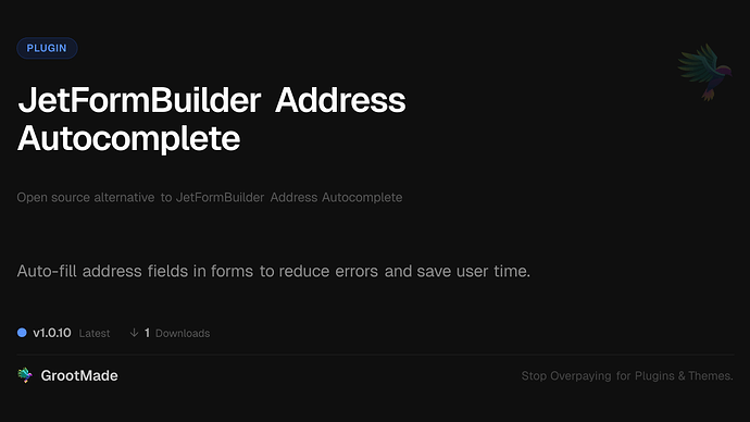 JetFormBuilder Address Autocomplete