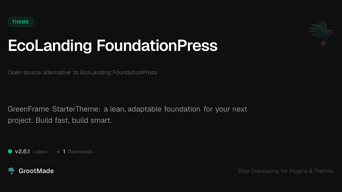 EcoLanding FoundationPress